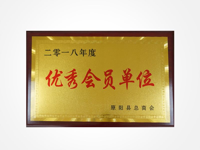 2018优秀会员单位