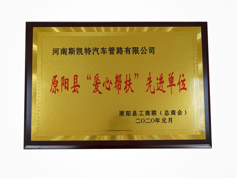 原阳县“爱心帮扶”先进单位